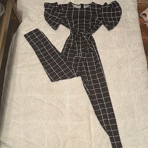 Black and White Jumpsuit